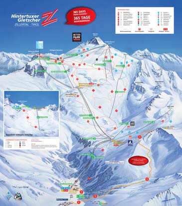 Ski Resort Hintertux Glacier